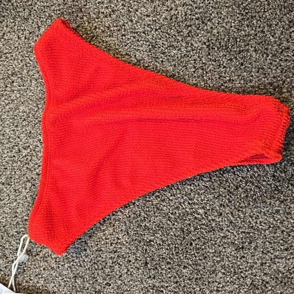 NWT Good American Women Always Fits Bottom Bright Poppy Swim Bikini 0/00 XXS/XS - Picture 7 of 9